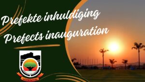 Rob Ferreira – Prefekte inhuldiging